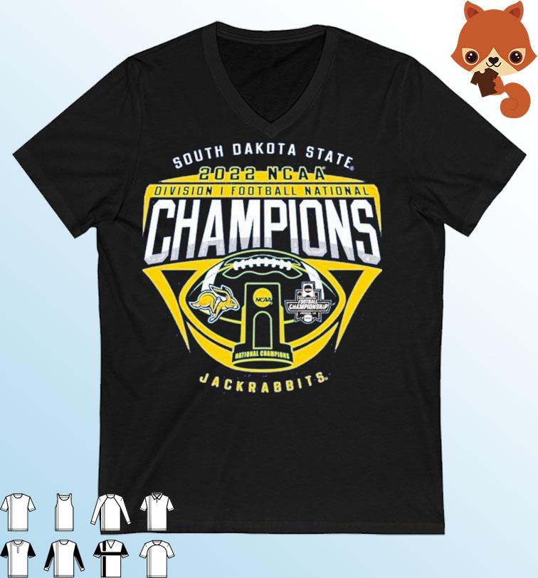 South Dakota State Jackrabbits 2023 FCS National Champions Logo T-Shirt