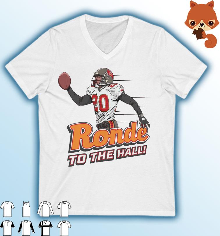 Tampa Bay Buccaneers Ronde Barber To The Hall Shirt