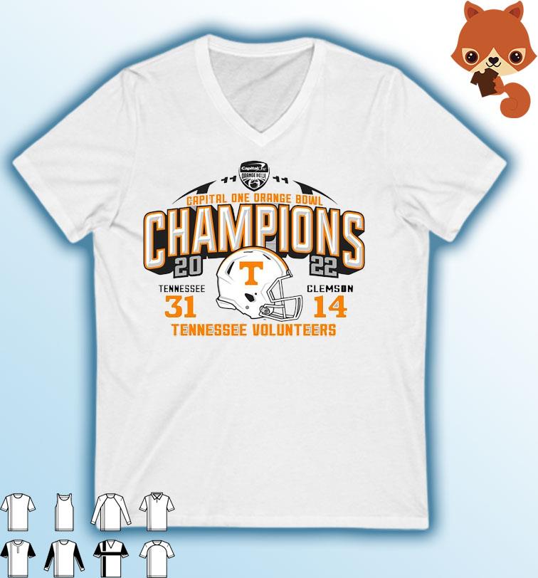 Tennessee Volunteers 2022 Orange Bowl Champions Score shirt