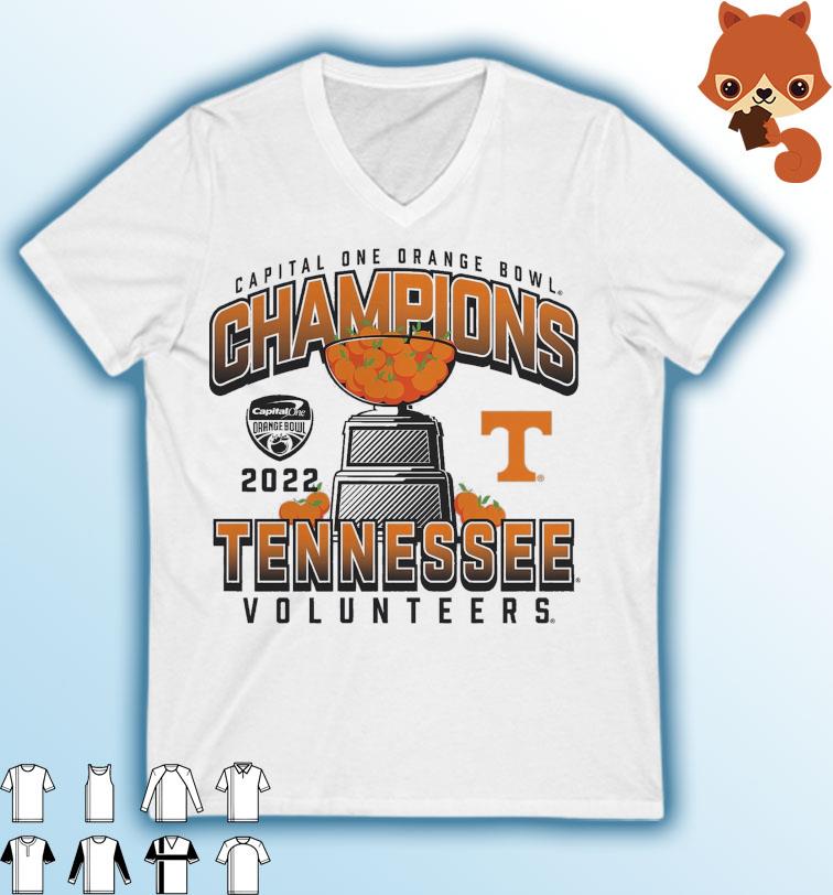 The Capital One Orange Bowl Champions 2022 Tennessee Volunteers Shirt