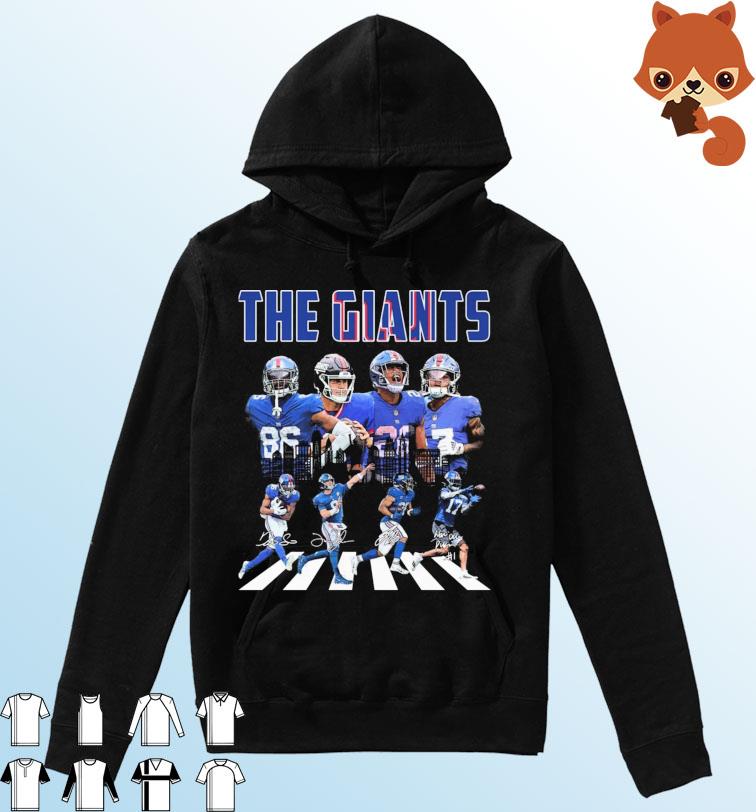 The Giants Team Abbey Road Signatures Shirt Hoodie