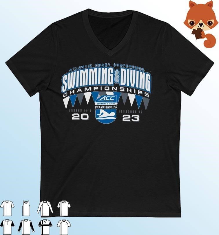 2023 Atlantic Coast Conference Swimming & Diving Championships shirt