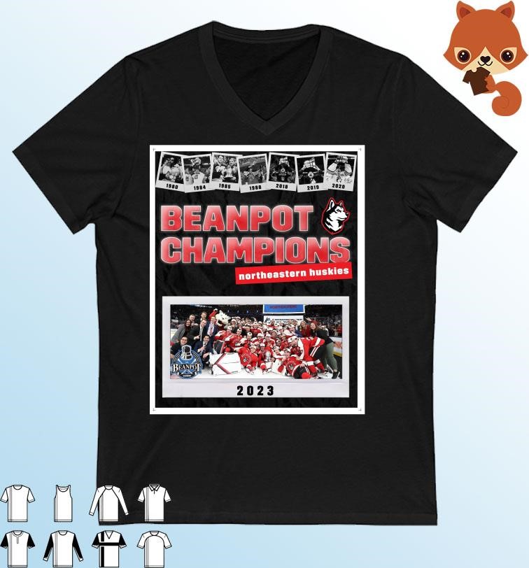 2023 Men's Beanpot Champions Northeastern Huskies Shirt
