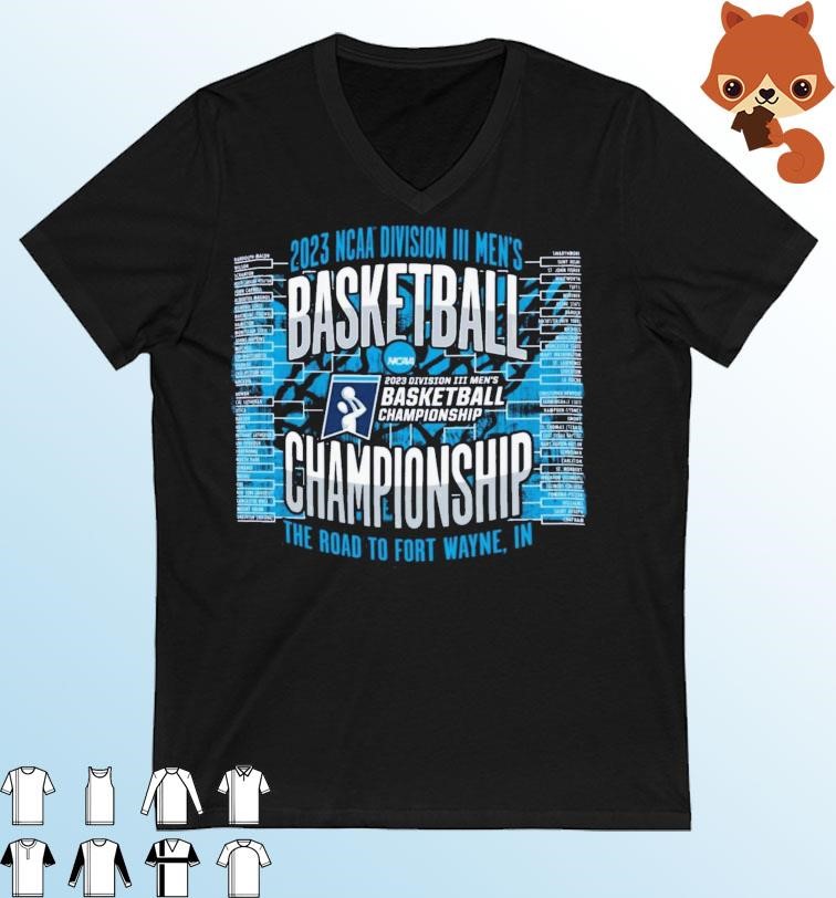 2023 NCAA Division III Men's Basketball Championship The Road To Fort Wayne Shirt