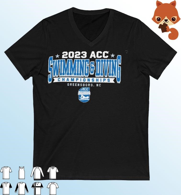 ACC Men's & Women's Swimming & Diving Championships 2023 shirt