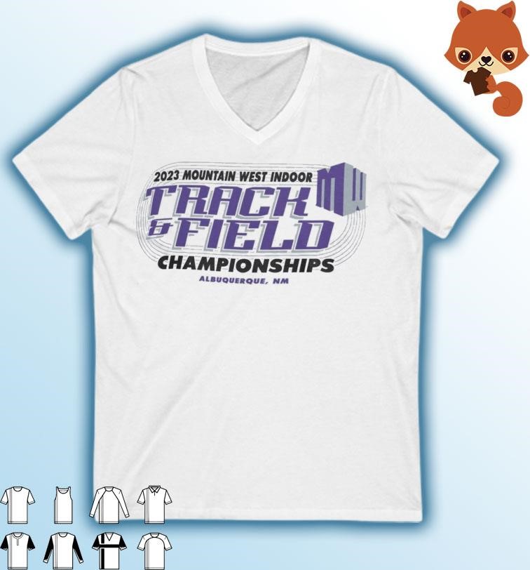 Albuquerque, NM 2023 Mountain West Indoor Track & Field Championship Shirt