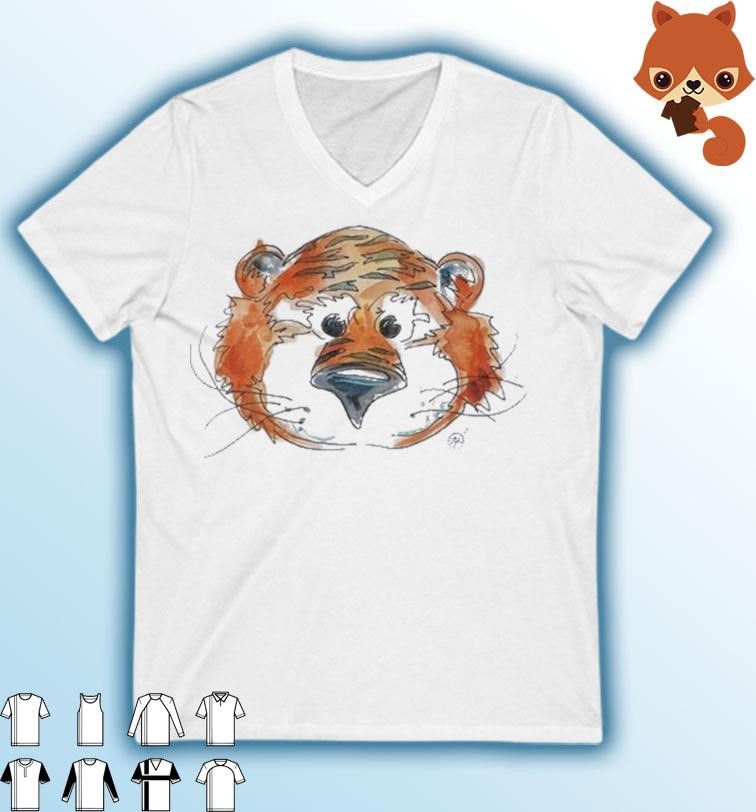 Aubie Head Auburn Tigers Shirt