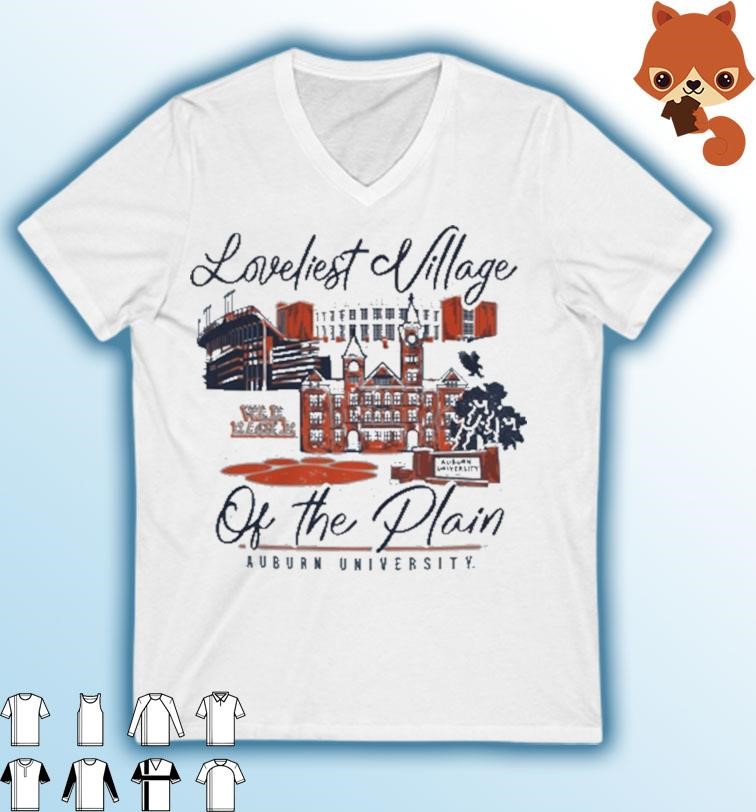 Auburn Loveliest Village On The Plain Landmark T-shirt