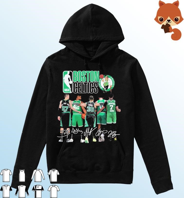 Boston Celtics Basketball Players 2023 Signatures Shirt Hoodie.jpg