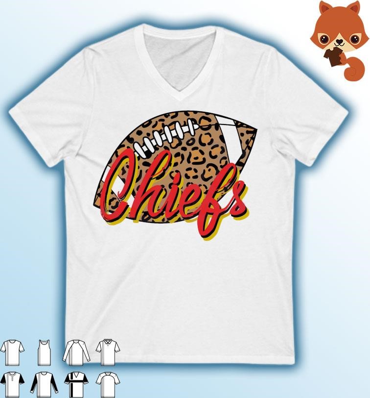 Chiefs Football Leopard Print Football Shirt