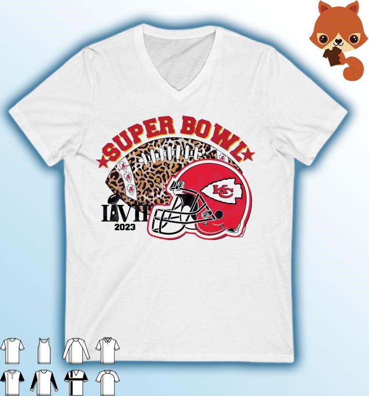 Chiefs Leopard Print Gameday Super Bowl 2023 Football Shirt