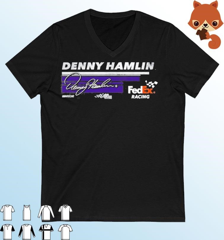 Denny Hamlin Joe Gibbs Fedex Racing Team Shirt
