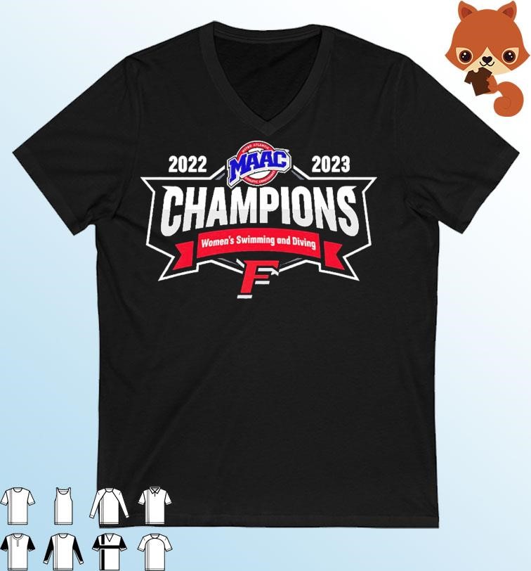 Fairfield Stags 2022-2023 MAAC Women's Swimming and Diving Champions Shirt