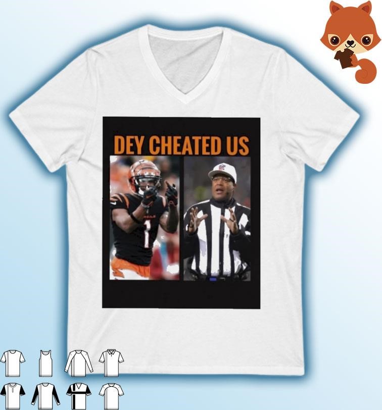 Ja'marr Chase Dey Cheated Us Shirt