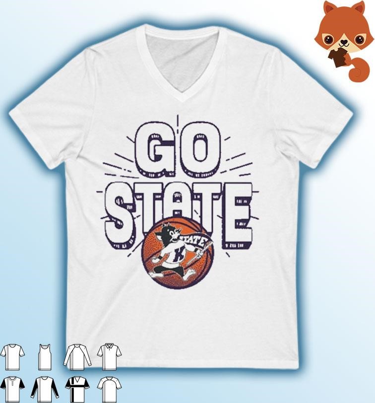 K-state Wildcats Lavender Powercat Basketball Go State Shirt