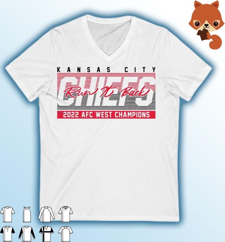 Kansas City Chiefs 2022 Afc West Champions Run It Back Shirt