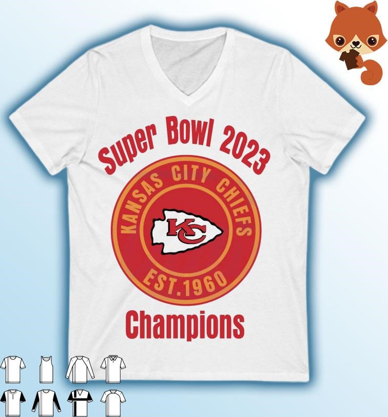 Kansas City Chiefs Est 1960 Super Bowl 2023 Champions Shirt