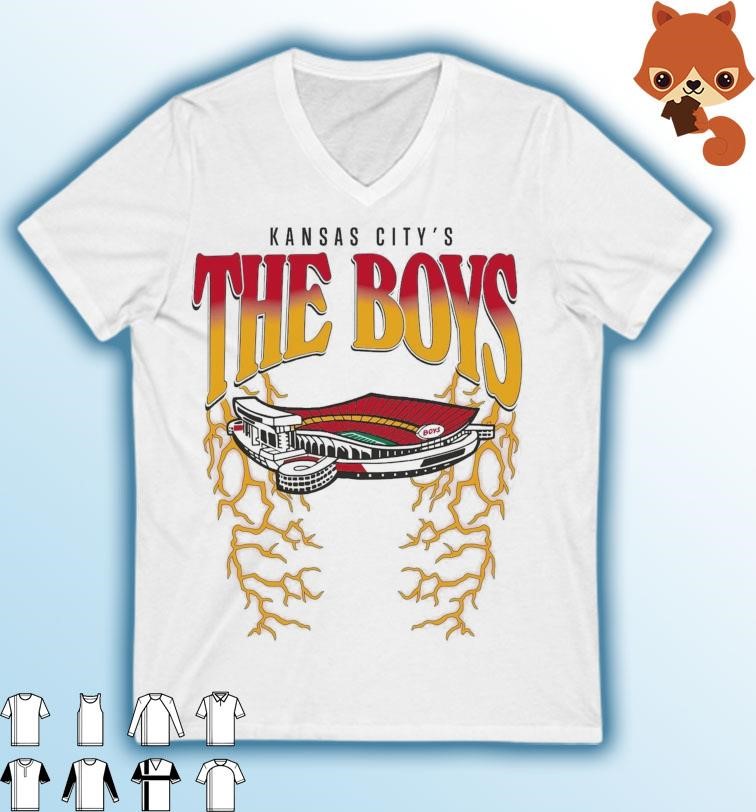 Kansas City's The Boys Lightning Arrowhead Stadium Shirt