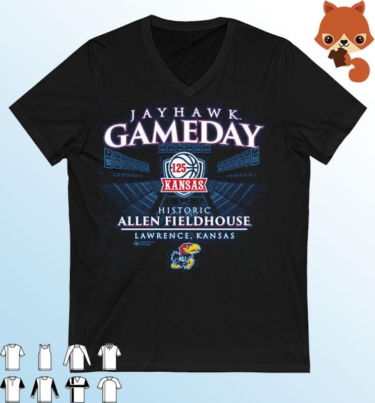 Kansas Jayhawks Basketball College Gameday Shirt