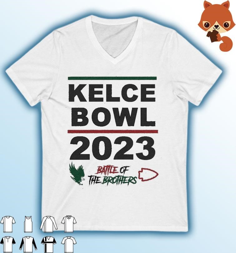 Kelce Bowl 2023 Battle Of The Brothers Shirt