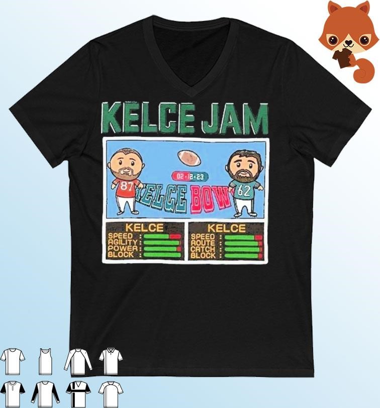 Kelce Jam Travis Kelce And Jason Kelce Kelce Bowl 2023 Shirt