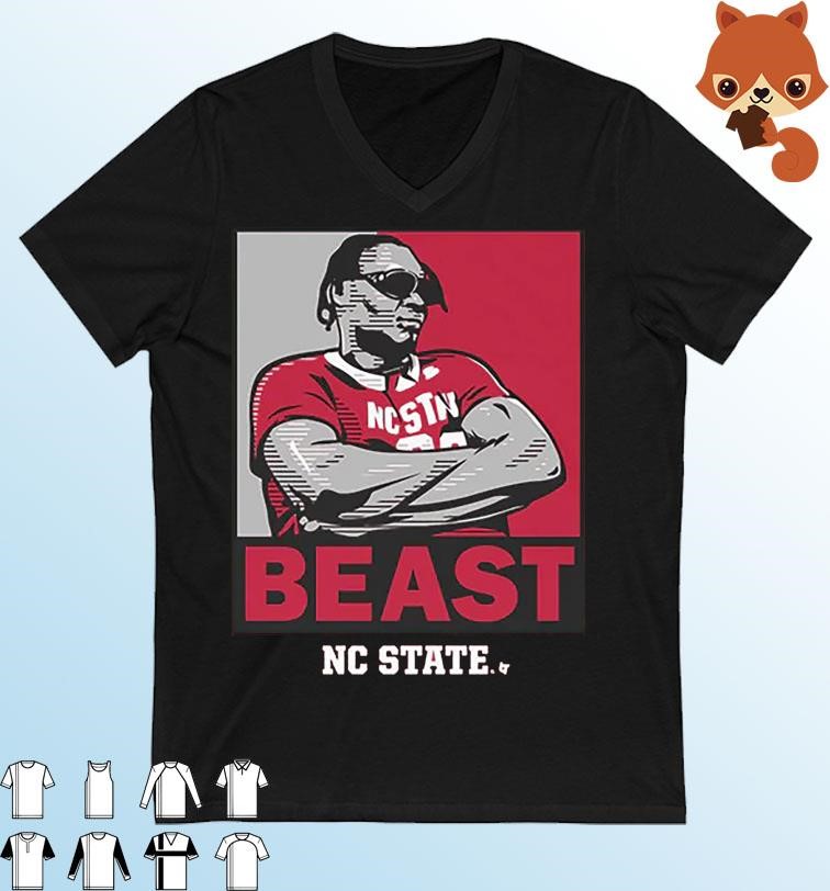 Nc State Basketball DJ Burns Beast Shades Shirt