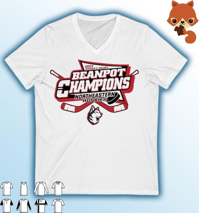 Northeastern Huskies 2023 Women's Hockey Beanpot Champions Shirt
