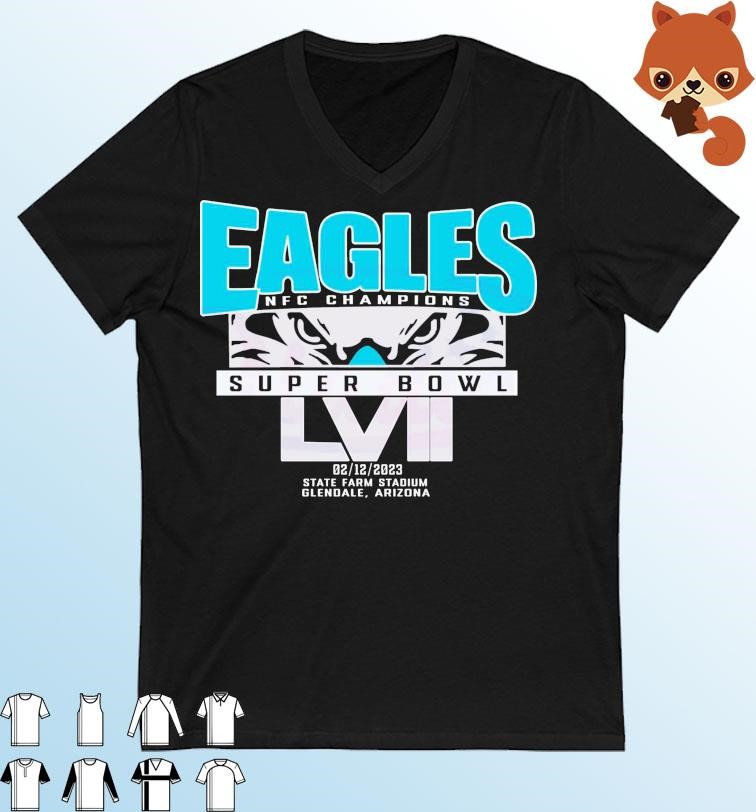 Philadelphia Eagles NFC Champions Super Bowl LVII Shirt
