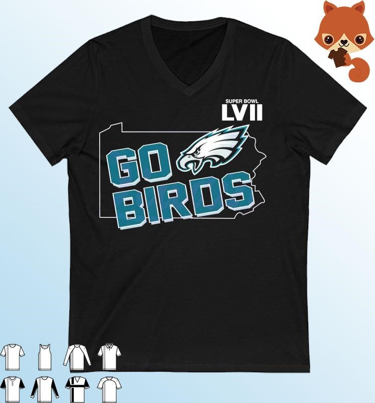Philadelphia Eagles Super Bowl Lvii Local Map Shirt