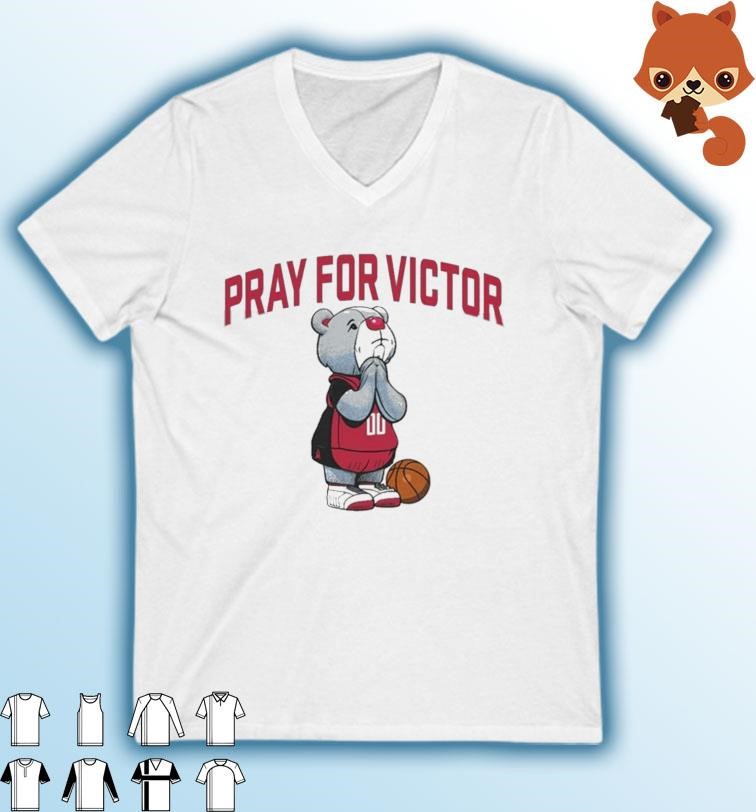 Pray For Victor Houston Rockets Shirt