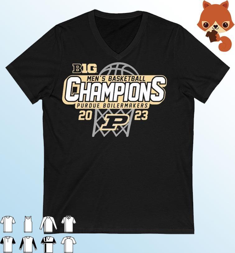 Purdue Champions 2023 Big 10 Conference Men's Basketball shirt