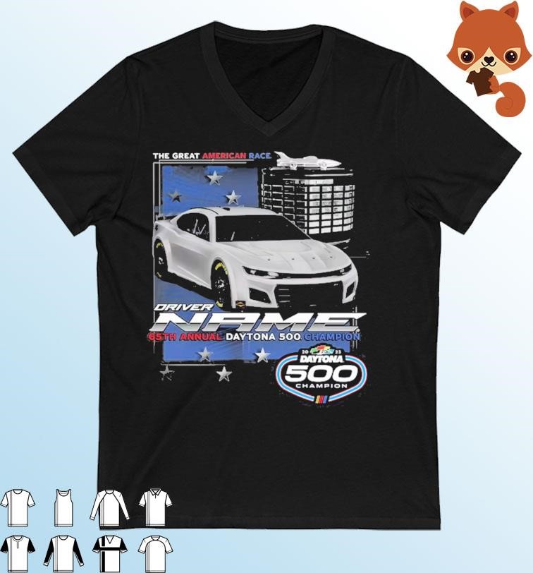 Ricky Stenhouse Jr. Checkered Flag 2023 Daytona 500 Champion T-Shirt