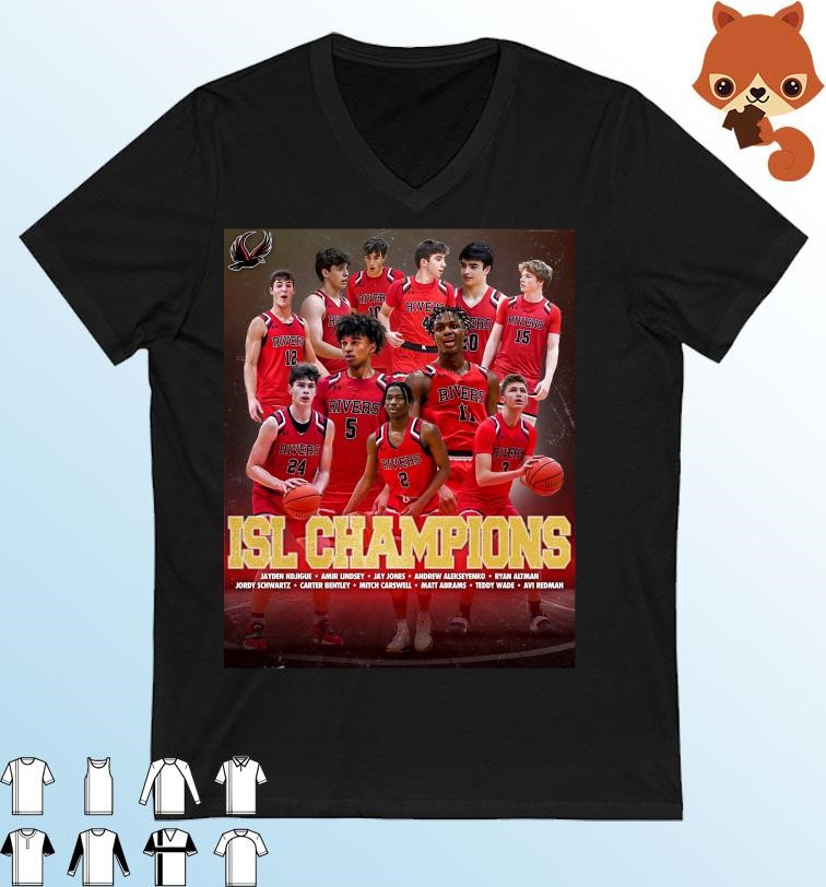 Rivers Boy's Basketball ISL Champions 2023 Shirt