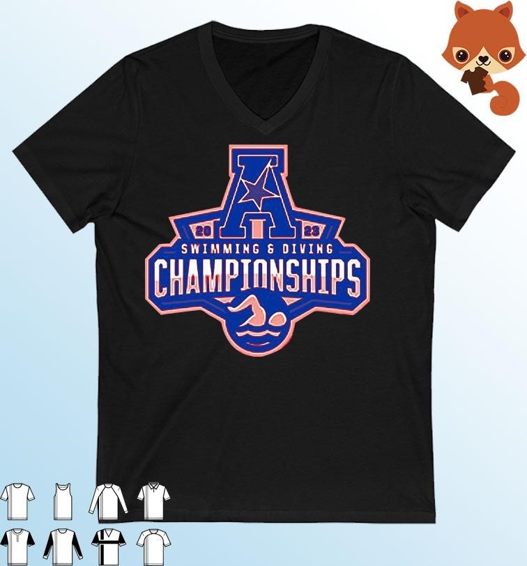 SMU Mustangs 2023 AAC Swimming and Diving Champions shirt