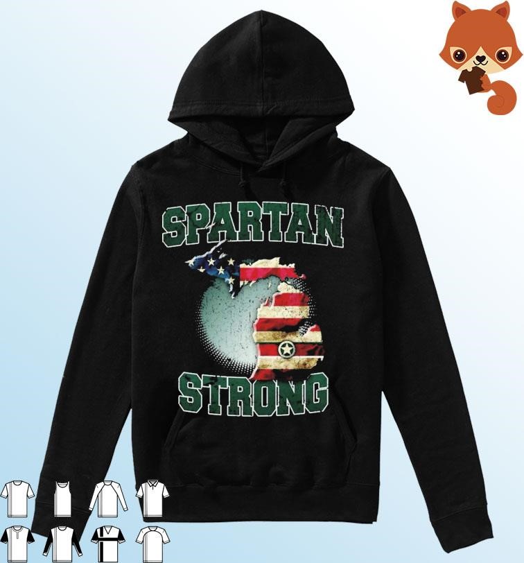 Spartan Strong State American Flag Shirt Hoodie.jpg