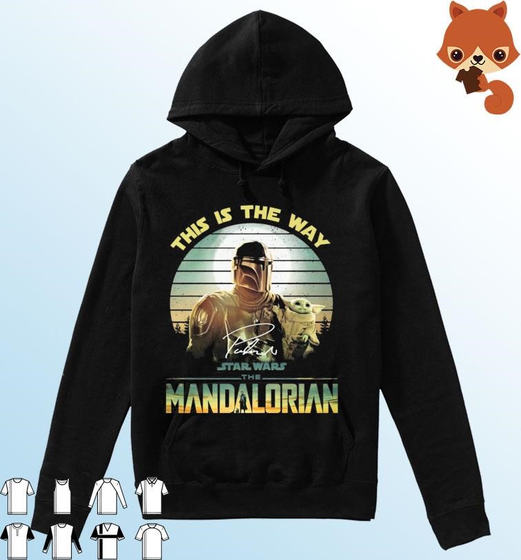 This Is The Way Star Wars The Mandalorida And Yoda Vintage Shirt Hoodie.jpg
