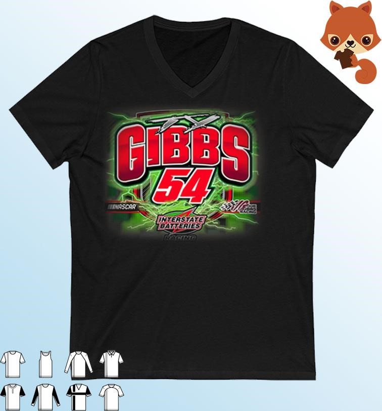 Ty Gibbs 54 Joe Gibbs Interstate Batteries Racing Shirt