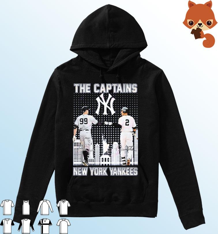 Aaron Judge And Derek Jeter The Captain New York Yankees Signatures Shirt Hoodie