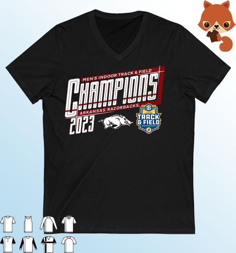 Arkansas Razorbacks Champions Sec Men's Track & Field 2023 Shirt