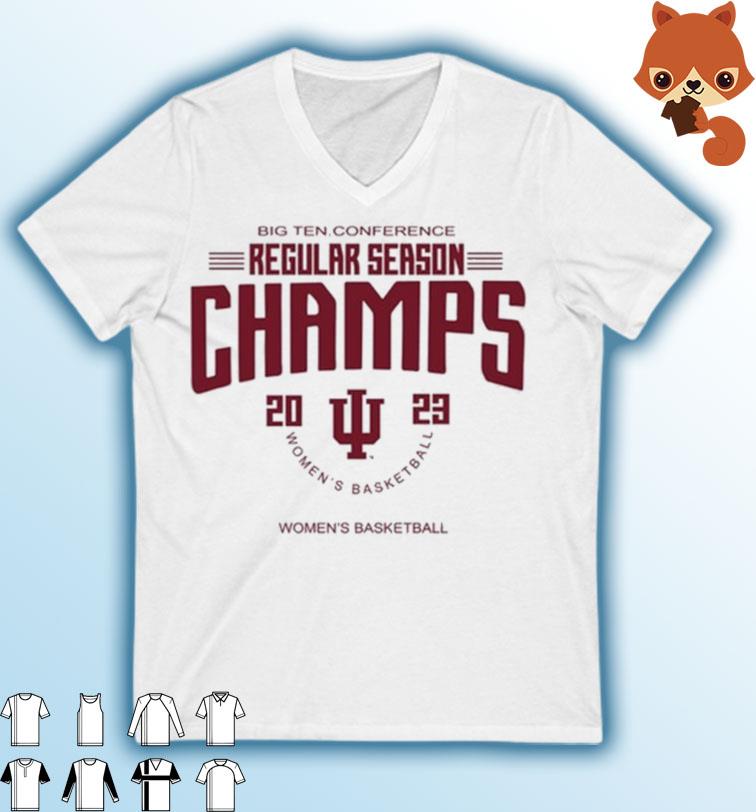 Big 10 Conference Champions Women's Basketball 2023 Indiana Hoosiers Shirt