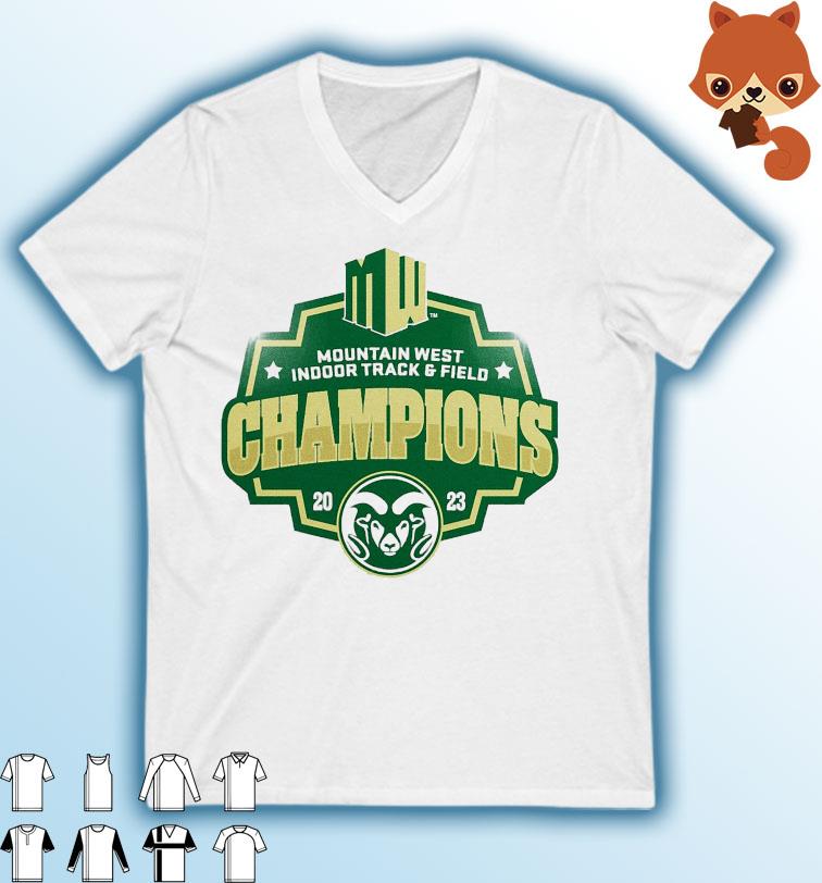 Colorado State Rams Mountain West Women's Indoor Track & Field Champions 2023 Shirt