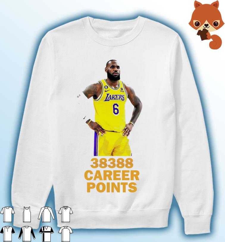 Number 6 Lebron James Lakers basketball shirt, hoodie, longsleeve, sweater
