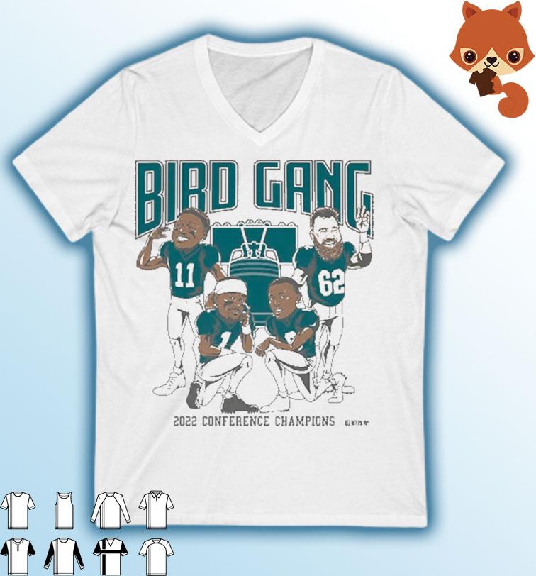 Philadelphia Eagles 2022 Conference Champions Caricatures Shirt