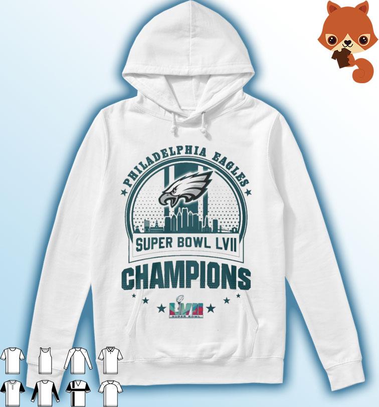Philadelphia Eagles Skyline 2022-2023 Super Bowl LVII Champions