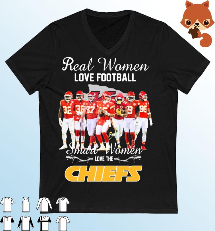 Real Women Love Football Smart Women Love The Chiefs Super Bowl LVII Shirt