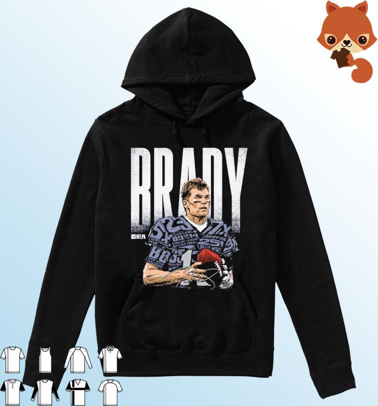 Tom Brady New England Patriots Statistics Bold Signature Shirt Hoodie