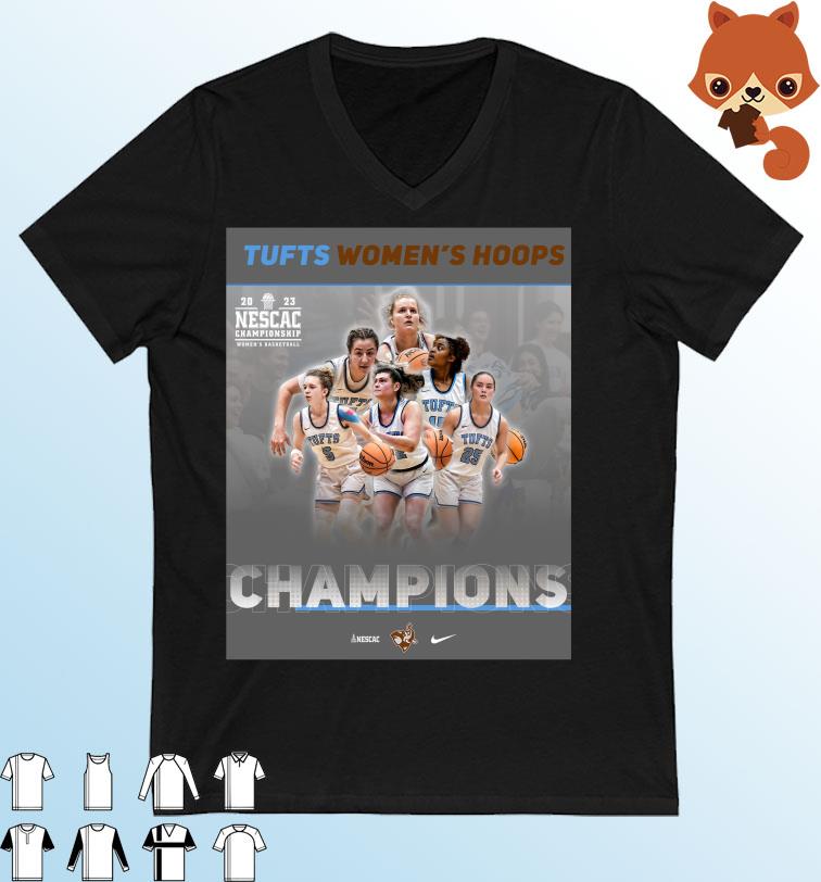Tufts Women's Basketball 2023 NESCAC Champions Shirt