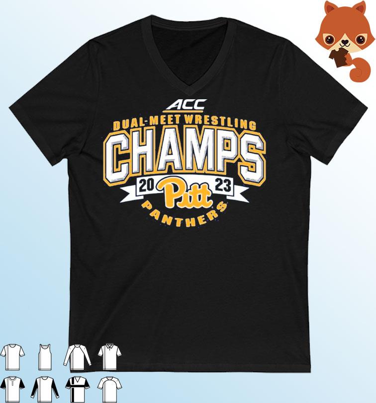 2023 ACC Pitt Dual-Meet Wrestling Champions T-Shirt