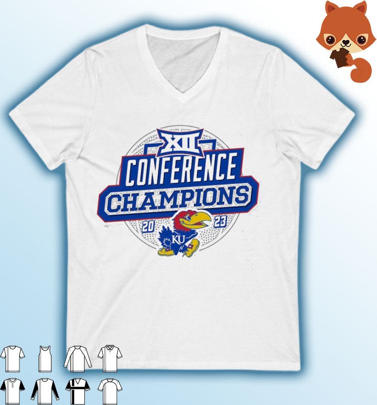 2023 Big 12 Conference Champions Kansas Jayhawks Shirt