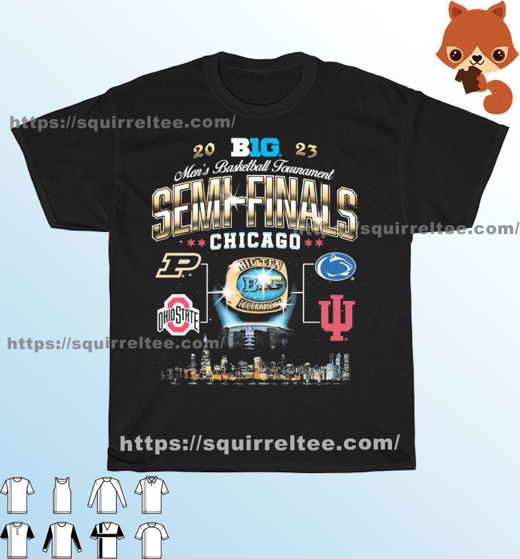 2023 NCAA Big Ten Men's Basketball Tournament Semifinals Shirt